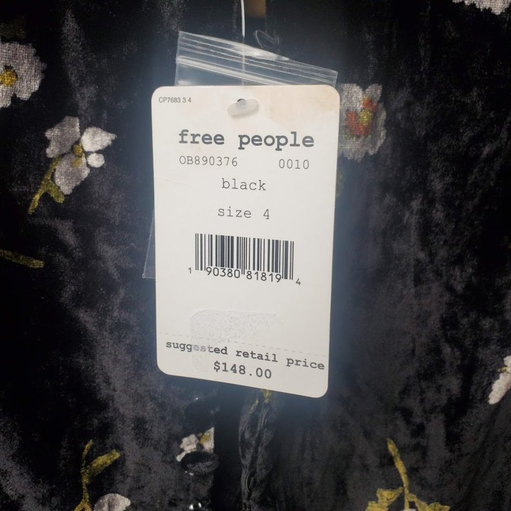 Free People Be My Baby Velvet Dress - Picture 8 of 11